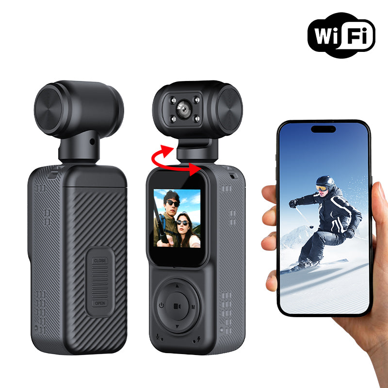 Panoramic Sports Camera Handheld DV Outdoor HD 4K Dual Lens Cycling Re ...
